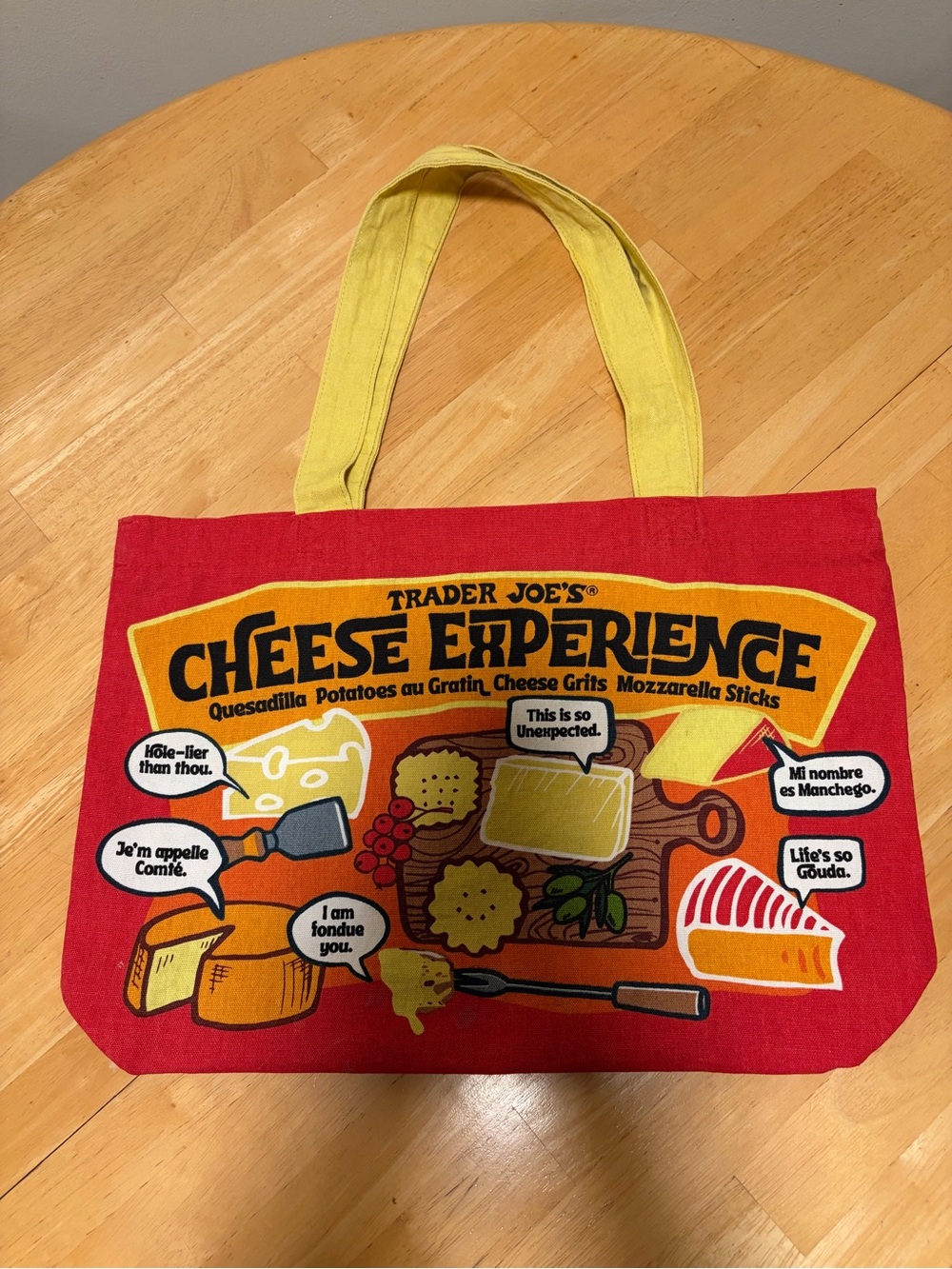 Trader Joe’s Cheese Experience  Canvas Tote Bag